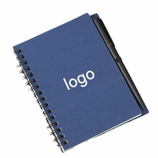 A6 Pocket Spiral Notebook w/Ballpoint Pen