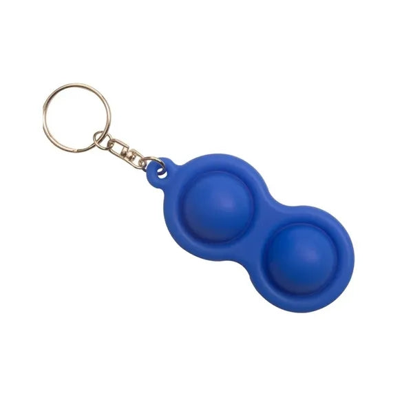 Bubble Triangle Push Pop Keychain