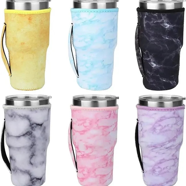 30Oz Marble Patterned Cup Cover