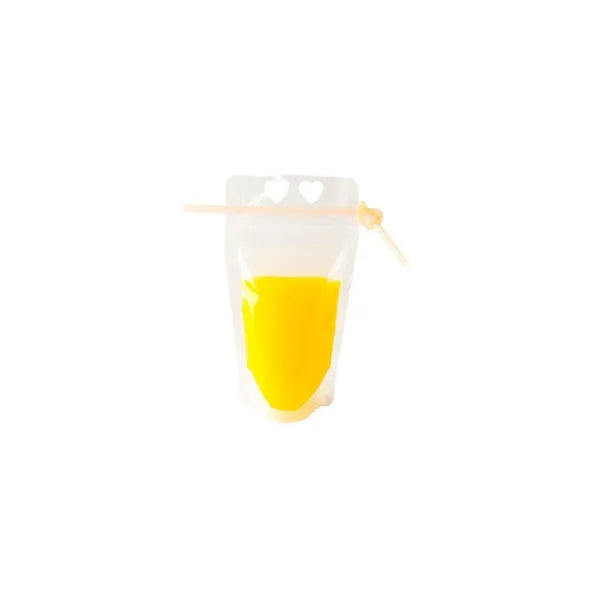 16 Oz Portable Straw Juice Pouch
