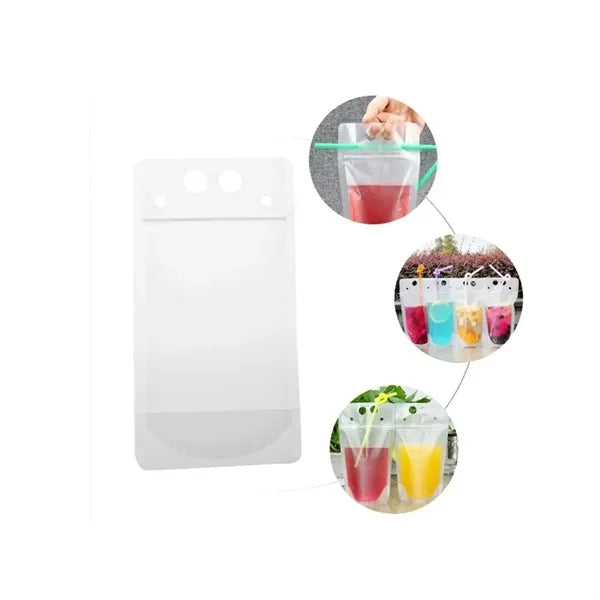 16 Oz Portable Straw Juice Pouch