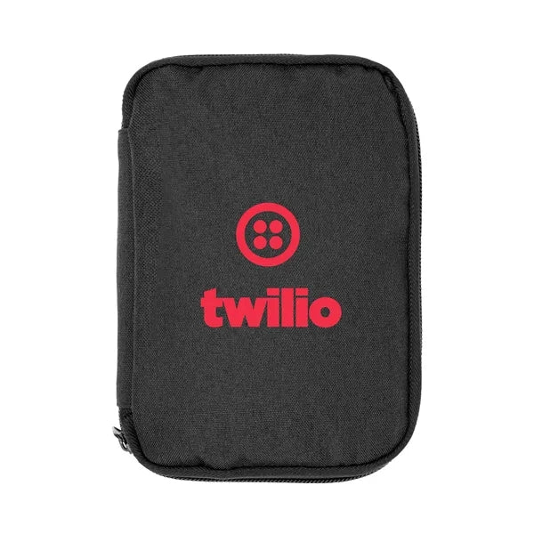 RPET Zippered Tool and Electronic Accessory Pouch