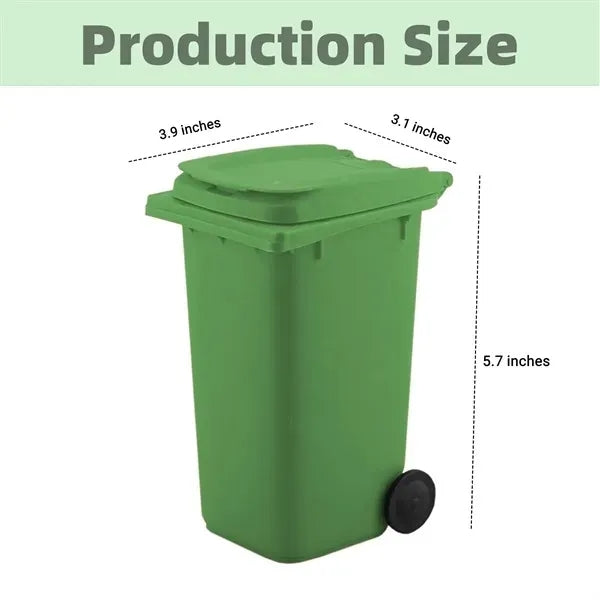 Desk Trash Can Pen Holder