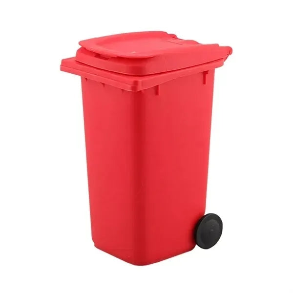 Desk Trash Can Pen Holder