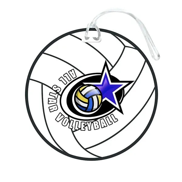 Round Luggage Tag