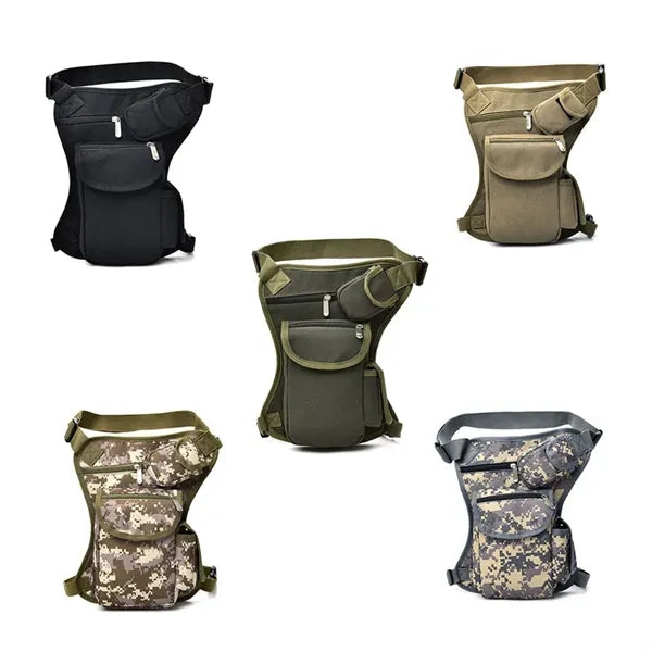 Unisex Custom Canvas Tactical Waist Belt Drop Leg Bag