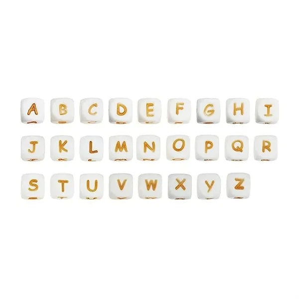 Silicone Alphabet Beads