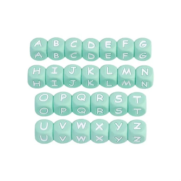 Silicone Alphabet Beads