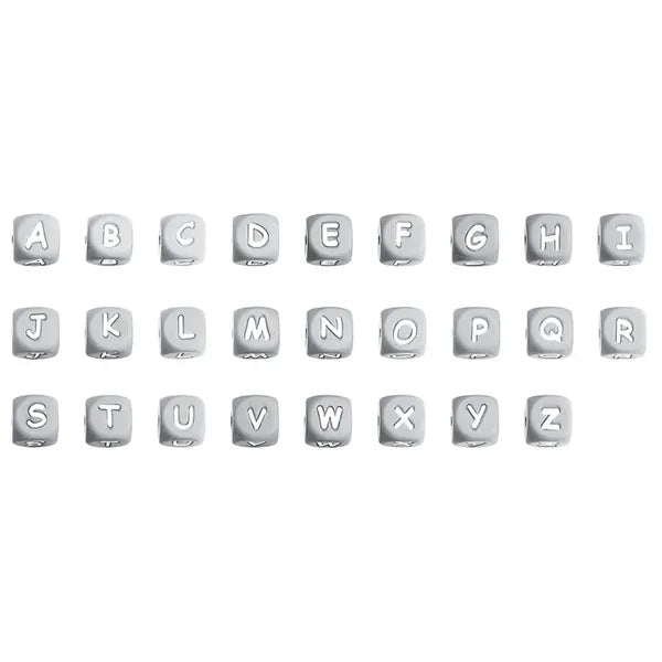 Silicone Alphabet Beads