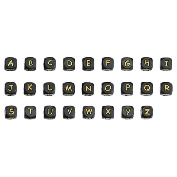 Silicone Alphabet Beads
