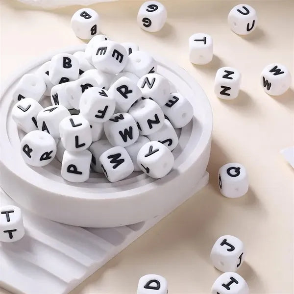 Silicone Alphabet Beads