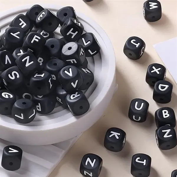 Silicone Alphabet Beads