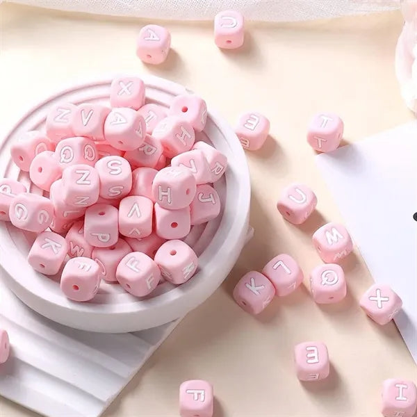 Silicone Alphabet Beads