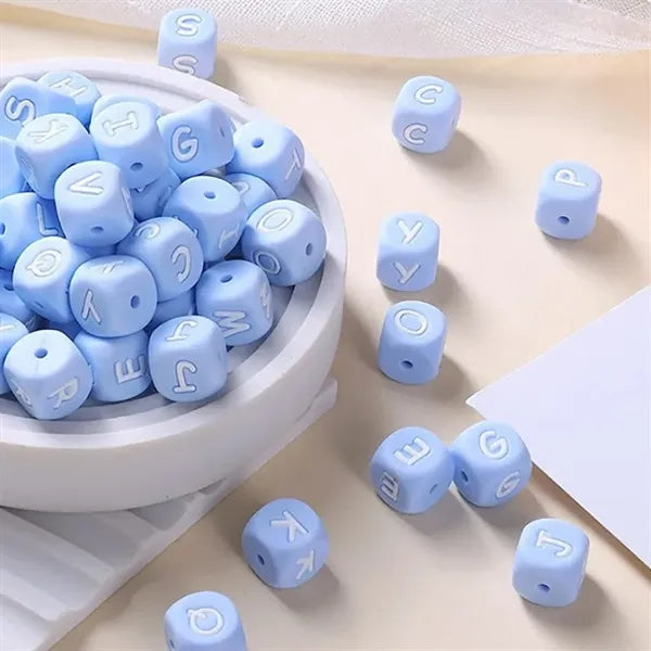 Silicone Alphabet Beads