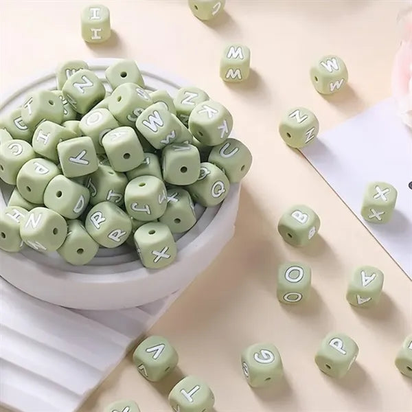 Silicone Alphabet Beads