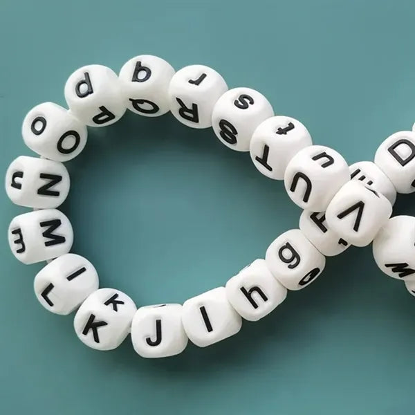 Silicone Alphabet Beads