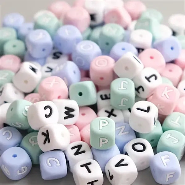Silicone Alphabet Beads