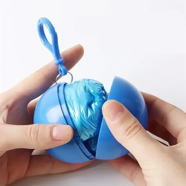 Portable Raincoat Keychain Ball
