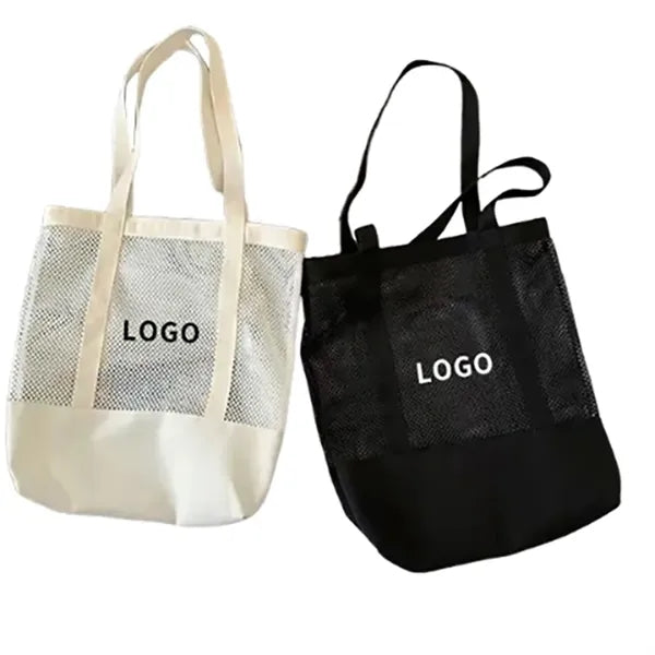 Openwork Mesh Tote Bags