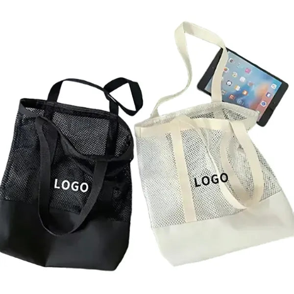 Openwork Mesh Tote Bags