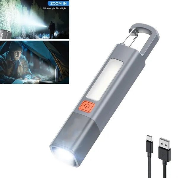 Rechargeable Flashlight With 3 Modes