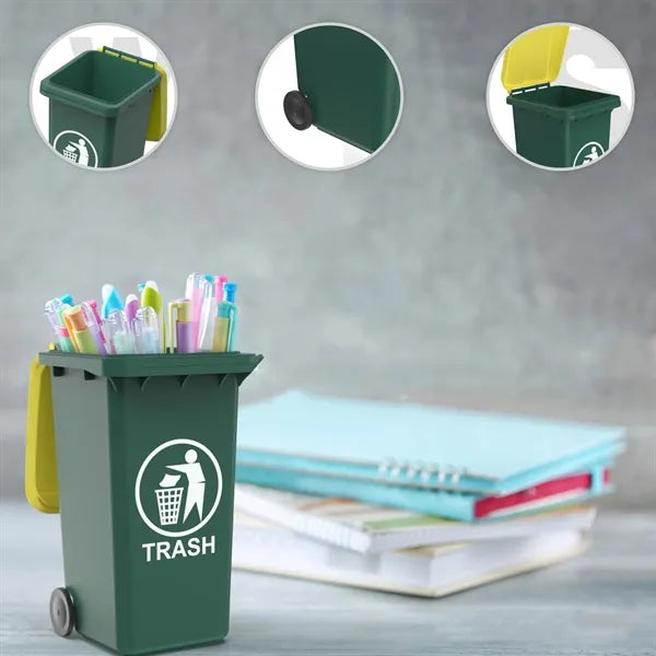 Recycle Can Set Pencil Cup Holder