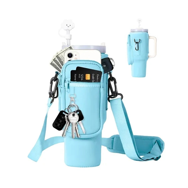 40 Oz Adjustable Shoulder Strap Bottle Sleeve