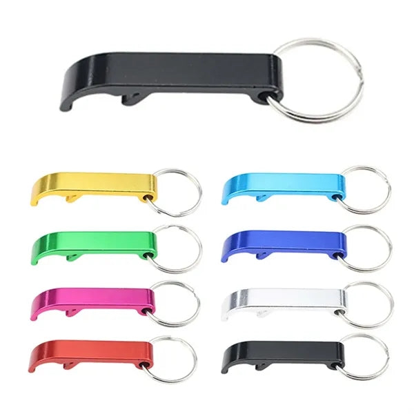 Aluminum Bottle Opener With Keychain