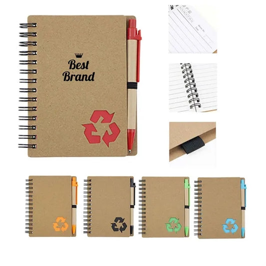 Mini Spiral Notebook With Pen