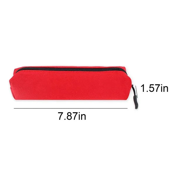 Canvas Pencil Case With Zipper