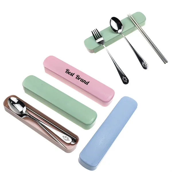 Travel Utensils With Case