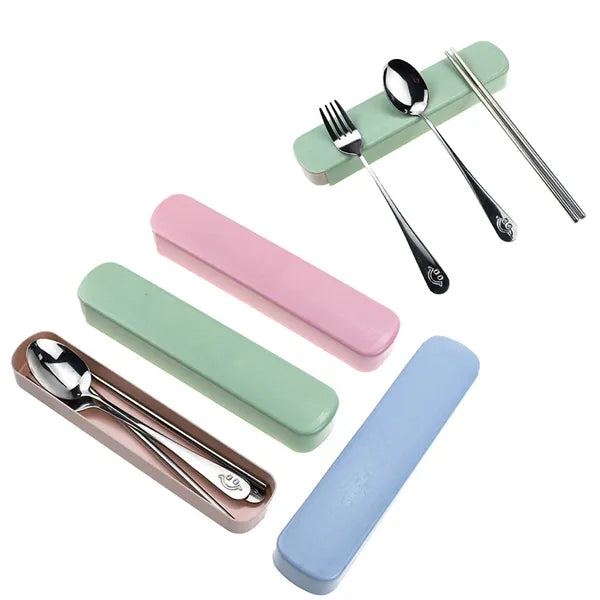 Travel Utensils With Case
