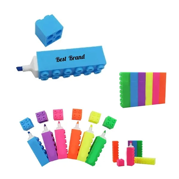 Building Block Highlighter Pen