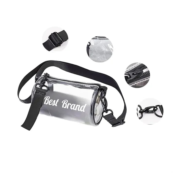 Seymour Pvc Clear Barrel Bag