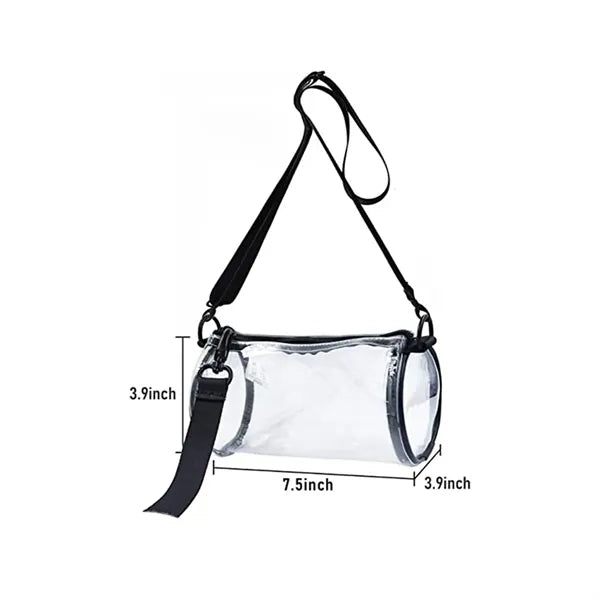 Seymour Pvc Clear Barrel Bag