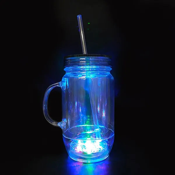 Led Double-Layer Straw Cup