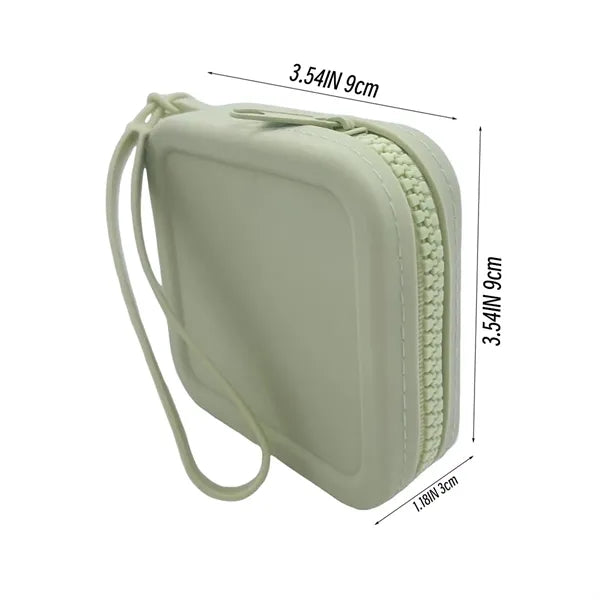 Silicone Storage Bag With Wrist Strap