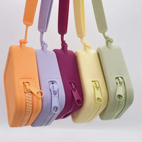 Silicone Storage Bag With Wrist Strap