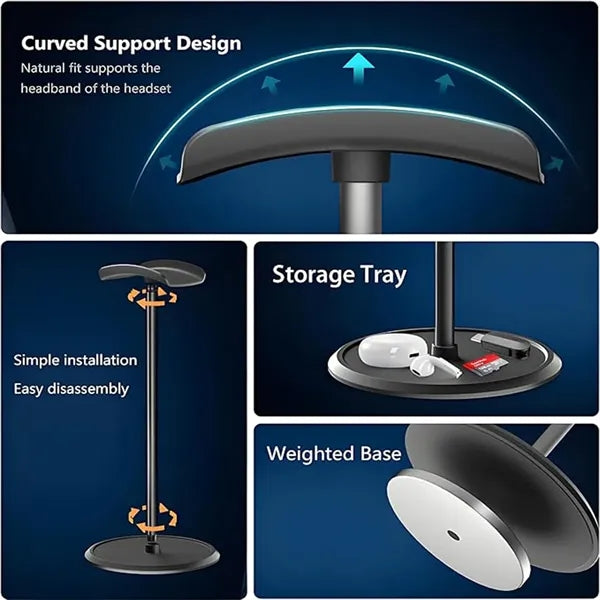Premium Aluminium Alloy Headset Holder