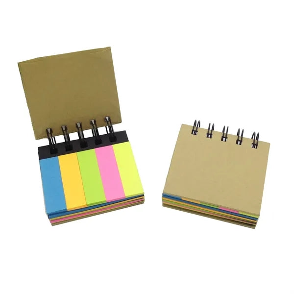 Pocket Size Spiral Sticky Note Pad