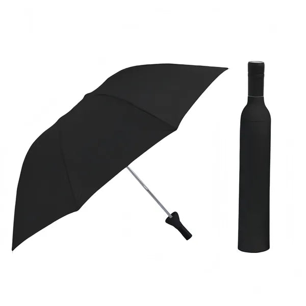 8 Ribs Tri Fold Wine Bottle Umbrella
