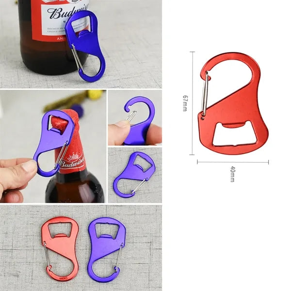 Aluminum Alloy Mountaineering Buckle Bottle Opener