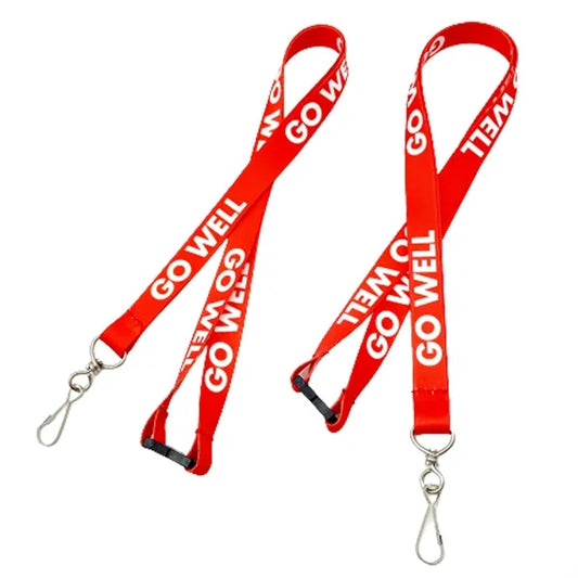 Dye Sublimation Lanyards w/Safety Break and J-hook Clip