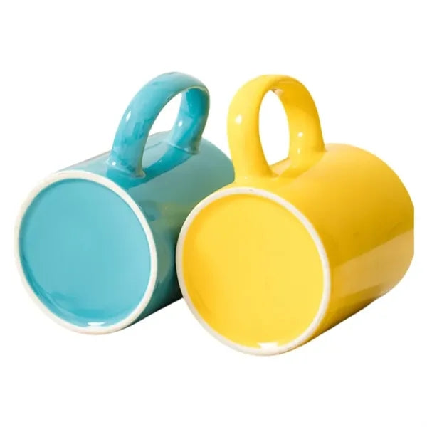 11 Oz Ceramic Mug With C-Shaped Handle