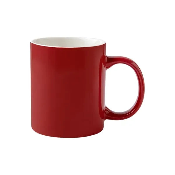 11 Oz Ceramic Mug With C-Shaped Handle