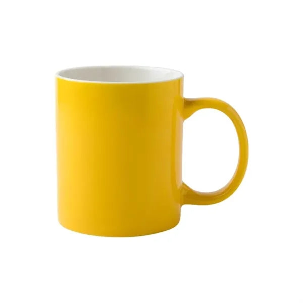 11 Oz Ceramic Mug With C-Shaped Handle
