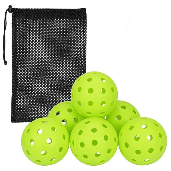 Six Pickleballs In A Bag