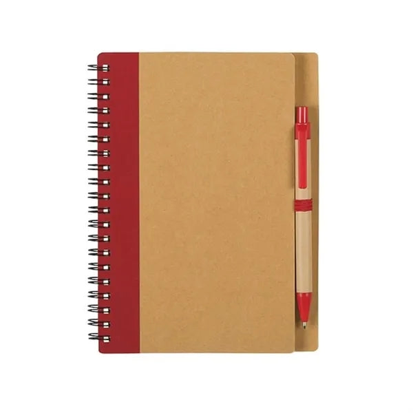 5" x 7"Eco Friendly Notebook With Pen