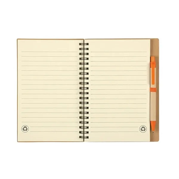 5" x 7"Eco Friendly Notebook With Pen