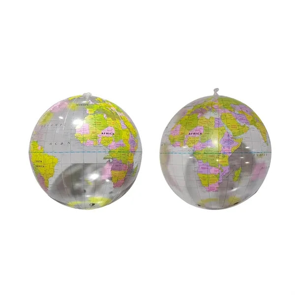 Clear 16" Globe Inflatable Beach Ball